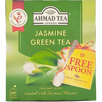 AHMAD TEA Jasmin green tea zelený čaj 100 vrecúšok
