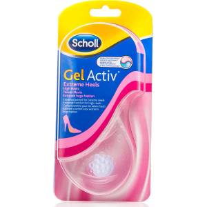 Scholl Стелки с технология GelActiv за висок ток , Dr. Scholl Gel Active Extreme (High) Heels Insoles 1 Pair
