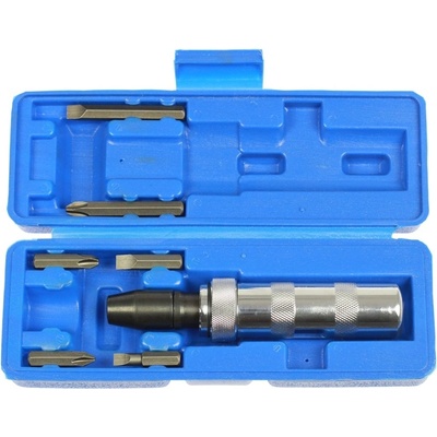 Condor 100-00525 Rázový skrutkovač 1/2", bity 5/16" PL - PH, adaptér, sada 8 dielov