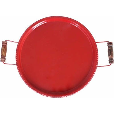 Strömshaga Servírovací tác Tore Red Ø 37 cm červená