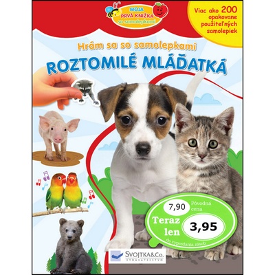Roztomilé mláďatká Hrám sa so samolepkami