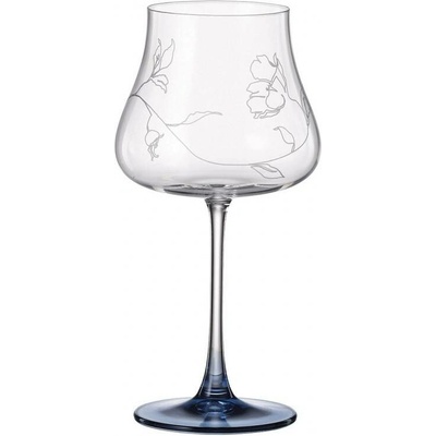 CRYSTALITE BOHEMIA BOHEMIA IDUNA BLUE SKLENICE NA VÍNO 6 x 580 ml