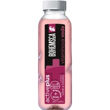 Bohemsca Acive plus vitamin water višeň a švestka 390 ml