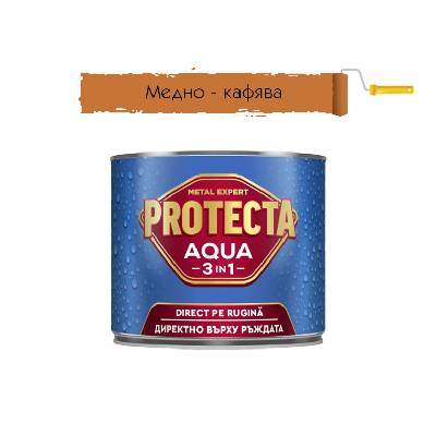 БОЯ ЗА МЕТАЛ protecta 3в1 aqua 500мл ral 8004 МeДНО-КАФЯВА (4006261)