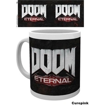 Cure Pink Keramický hrnek Doom Eternal Logo bílý MG3266 300 ml