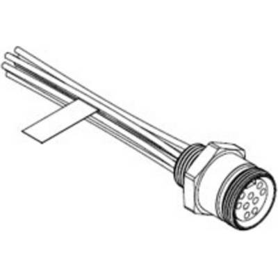 Molex upravený zástrčkový konektor pre senzory - aktory, 1300150135, 1 ks