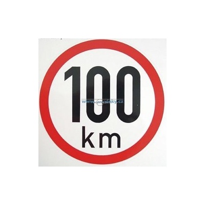 Tanatech Samolepka rychlost 100 km/hod 15cm – Zboží Dáma