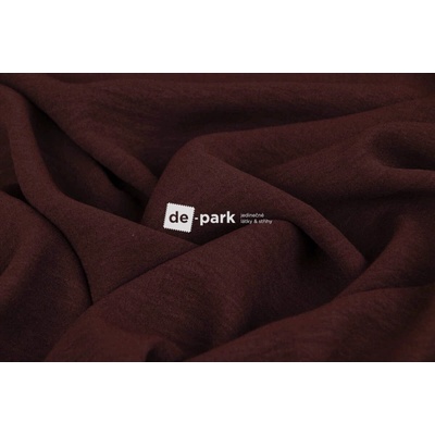 de-park Mačkaná pružná viskoza - čokoládová