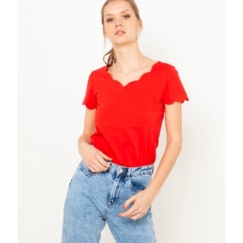 CAMAIEU Червено дамско тениска CAMAIEU | Cherven | ЖЕНИ | XS