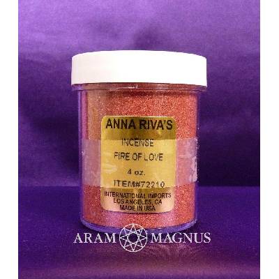 Anna Riva Vykuřovadlo magické práškové Oheň lásky Fire of Love 49 g