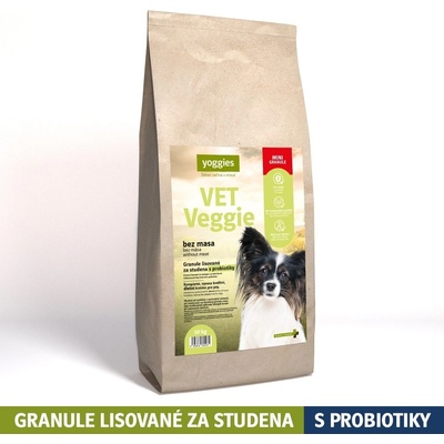 Yoggies VET Veggie bez masa mini lisované za studena s probiotiky 10 kg