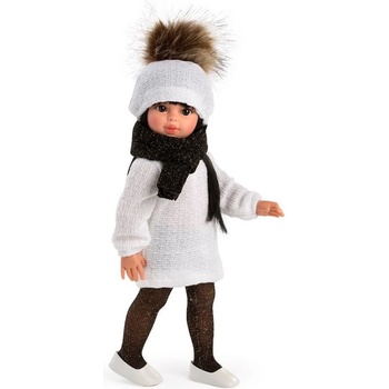 Image 1 of Asi dolls Asi - Кукла Сабрина с бяла рокля и черен шал, 40 см