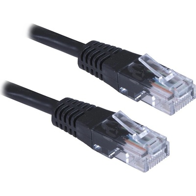 XtendLan PK_5UTP005black Cat 5e, UTP 0,5m, černý