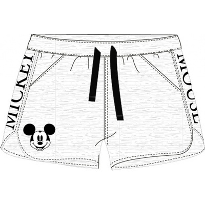 Minnie Mouse licence dívčí kraťasy 52079511 světle šedý