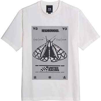 Y3 Тениска Y3 X Neighborhood Moth Graphic T-Shirt - Core White