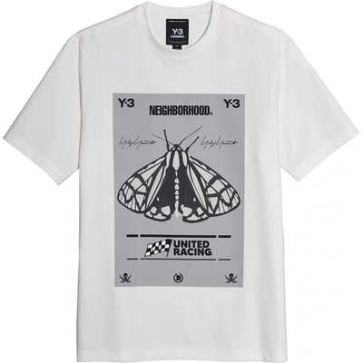 Y3 Тениска Y3 X Neighborhood Moth Graphic T-Shirt - Core White