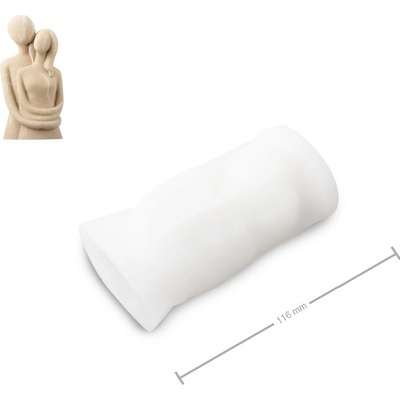 Manumi Silikonová forma na odlévání kreativní hmoty objetí 56x41x116mm 1 ks