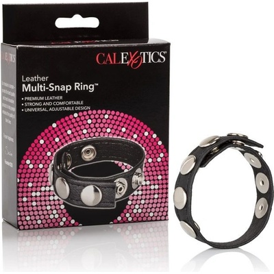 CalExotics Leather Multi-Snap Ring