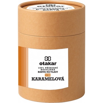 Otakar Organic přírodní rostlinná barva karamelová 100 g