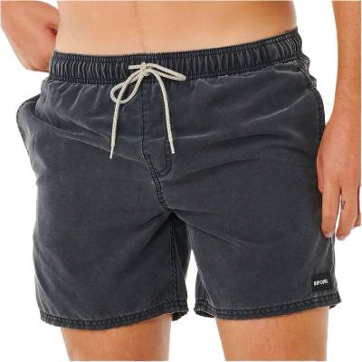 Rip Curl Мъжки бански слипове Rip Curl Offset Washed Volley Swim brief - Black (050-2294-0112)