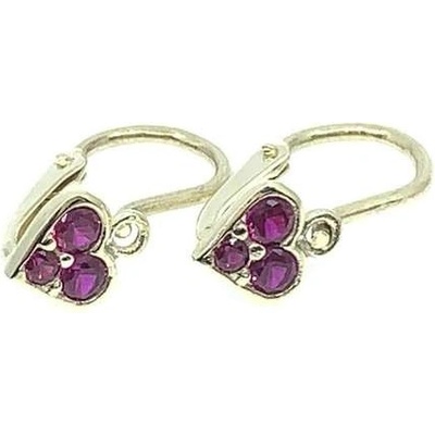 Jan Kos jewellery zlaté náušnice srdíčka 31507484