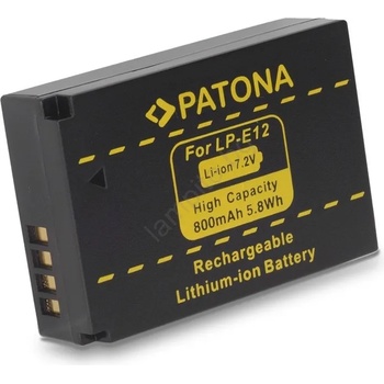 PATONA - Батерия Canon LPE12 800mAh Li-Ion (IM0363)
