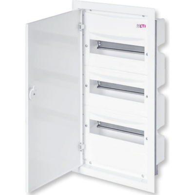 ETI Rozvádzač zapustený bytový 36M IP20/IP30 kovové dvierka 548x288x120mm ERP12-3