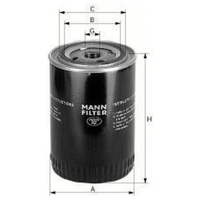 filter olejový mann W 75/3 MANN FILTER 53299
