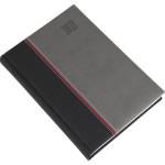 Realsystem Дневник за срокове REALSYSTEM Kensington A/5, ежедневен, бял, със сиви листа, 2027 (5321-71)
