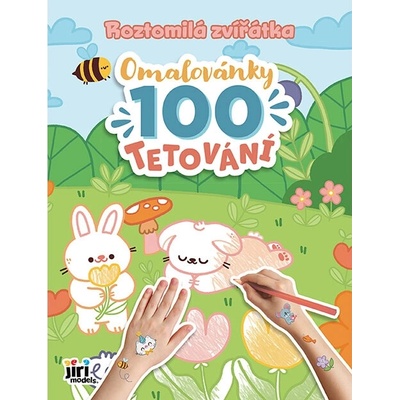 Jiří Models Omalovánky a 100 tetování Roztomilá zvířátka