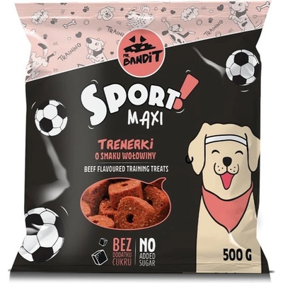 Mr.Bandit SPORT MAXI tréninkový pamlsek s příchutí hovězího masa 500 g
