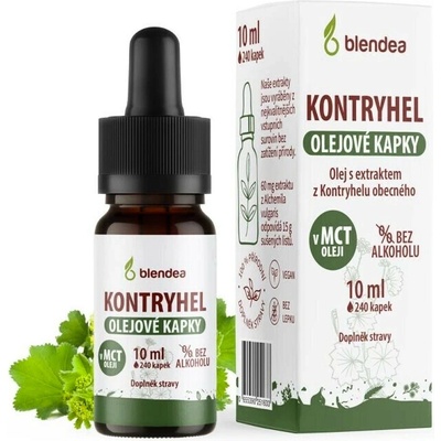 Blendea Kontryhelové olejové kvapky bylinné kvapky pre pokojnú menštruáciu 10 ml