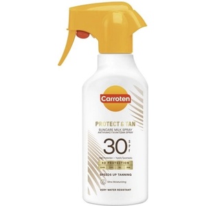 Carroten слънцезащитен спрей-мляко Protect&Tan SPF 30, 270 ml