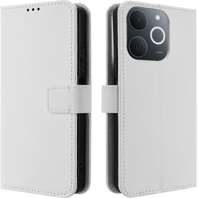 Diamond knížkové pouzdro na Realme Note 70T - bílé – Zboží Živě