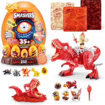 ZURU Smashers T-Rex chrlící oheň se zvukem, 8,3 cm – Hledejceny.cz