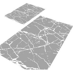 Mila Home Сиви килими за баня в комплект 2 бр. 60x100 cm Cracks - Mila Home (HKG-NEWBNY-5)