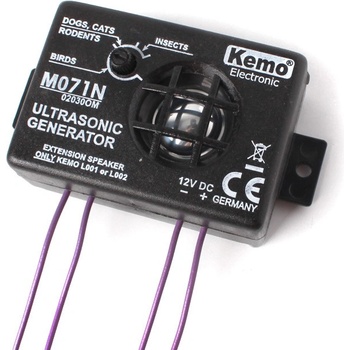 Ултразвуков репелент KEMO 8 до 40 kHz, M071N (2366)