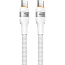 Wekome WDC-C32 opletaný nabíjací a dátový - USB-C na USB-C 2m bílý