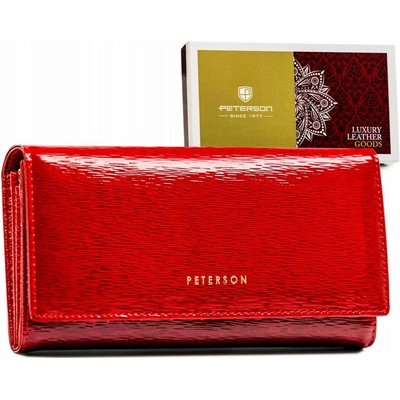 Peterson PTN 42122-SH červená dámská kožená