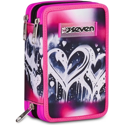 Seven Несесер с пособия Seven - Line Heart, 3 ципа (32890)