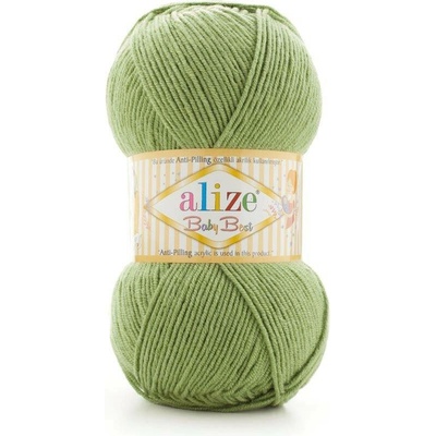 Alize Příze Baby Best 485 khaki