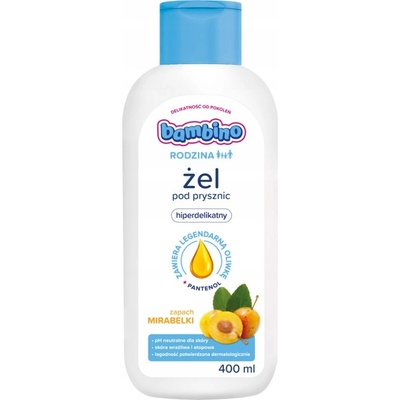 Bambino Rodina Sprchový gél vôňa mirabelky 400 ml