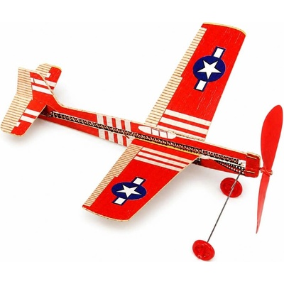 DPR Models Mustang Free-Flight Rubber Powered Balsa kit DPRSF002