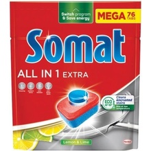 Somat All in 1 Extra tablety na automatické umývanie riadu 76 ks 1383,2 g