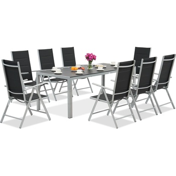 Garden Point Алуминиеви градински мебели Garden Point с голяма маса Polywood Verona за 8 души (GAP1221SD-8)