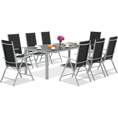 Garden Point Алуминиеви градински мебели Garden Point с голяма маса Polywood Verona за 8 души (GAP1221SD-8)