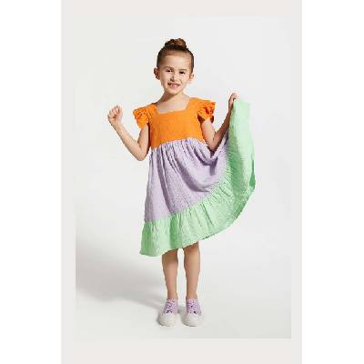 Coccodrillo Детска памучна рокля Coccodrillo къса разкроена (WC4128301OWK)