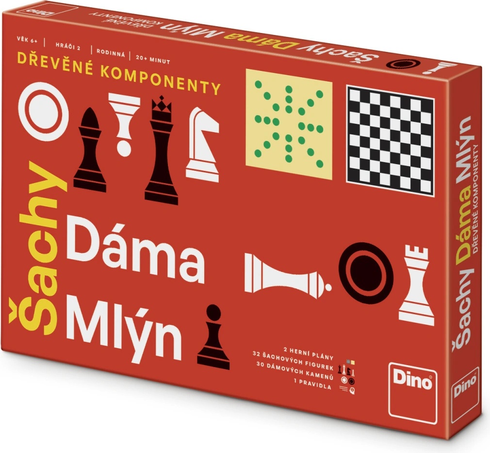 Šachy Dáma Mlýn