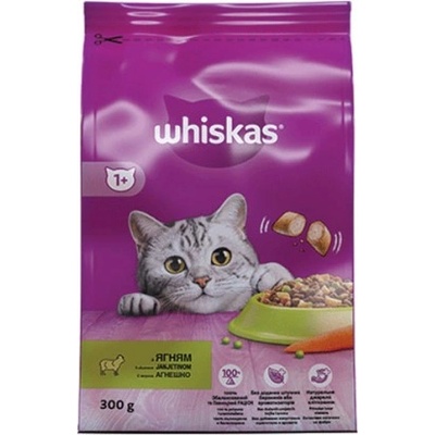 Whiskas dry с агнешко месо 300гр