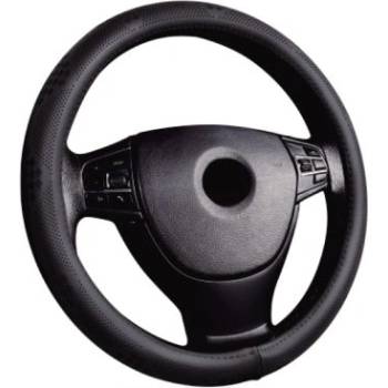 Image 1 of Калъф за волан от еко кожа 38см - Perforated - черен цвят